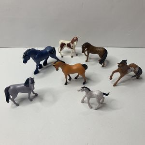 Lot Of 7 DWA LLC Just Play Spirit Small Horses